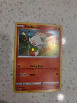 Scorbunny - SWSH244 - SWSH Black Star Promos Pokemon Card NEAR MINT NM - Image 1