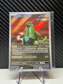 Iron Thorns #098 Black Star Pokemon Center Stamped Promo SEALED - Image 1