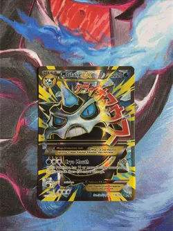 Pokemon Mega Glalie EX Full Art Holo Rare Card 156/162 XY Breakthrough - Image 1