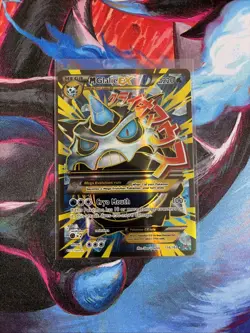 Pokemon Mega Glalie EX Full Art Holo Rare Card 156/162 XY Breakthrough - Image 2