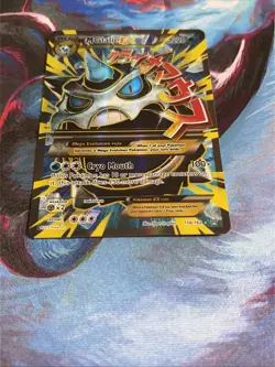 Pokemon Mega Glalie EX Full Art Holo Rare Card 156/162 XY Breakthrough - Image 3