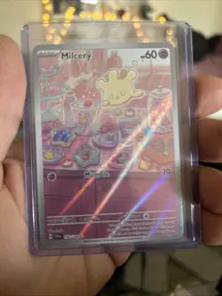 Milcery 152/142 Stellar Crown Illustration Full Art Holo Pokemon Card * New * - Image 1