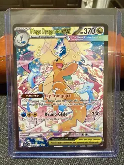 Mega Dragonite EX Pokemon Card Holo HP 370 Attack 330 290/217 ASC Pack Pull - Image 1