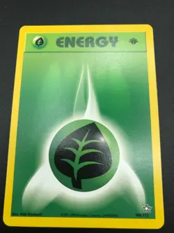 Grass Energy 1st Edition 108/111 Neo Genesis Pokemon TCG Card NM 2000 - Image 1