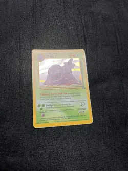 Pokemon Fossil Unlimited Muk Holo Rare TCG Card 13/62 Mp-HP - Image 3