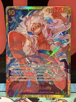 Monkey.D.Luffy OP05-119 SEC - One Piece TCG - English Card Near-Mint Secret Rare - Image 2