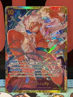 Monkey.D.Luffy OP05-119 SEC - One Piece TCG - English Card Near-Mint Secret Rare - Image 4