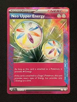 Pokemon TCG Neo Upper Energy 162/162 Temporal Forces Ace Spec Energy Card - Image 1