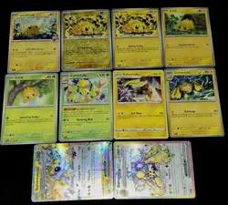 Joltik and Galvantula Pokemon TCG 10 Card Lot Full Art + Reverse Holo ++ NM - Image 1