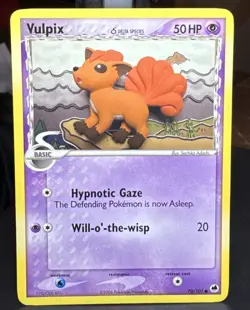 Pokemon Pokemon TCG Vulpix (Delta Species) 70/101 Dragon Frontiers Regular Card - Image 1