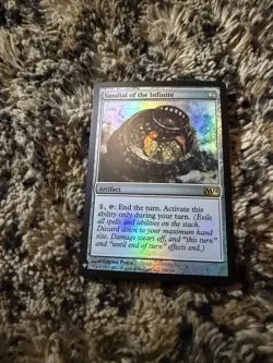 Magic the Gathering Sundial of the Infinite Foil Card Magic 2012 (M12) - Image 1