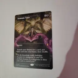 Demonic Tutor (Borderless) Commander Masters Regular Newr Mint - Image 2