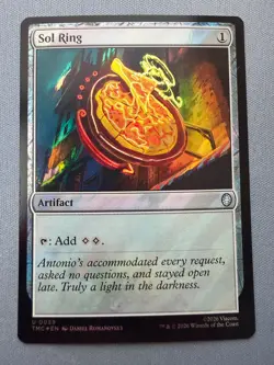 Sol Ring (Surge Foil) #59 NM - Teenage Mutant Ninja Turtles MTG TMNT TMC - Image 1