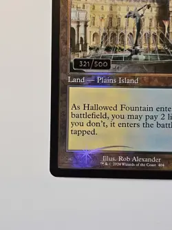 Hallowed Fountain - SERIALIZED 321/500 - Ravnica Remastered, #404 NM - Image 4
