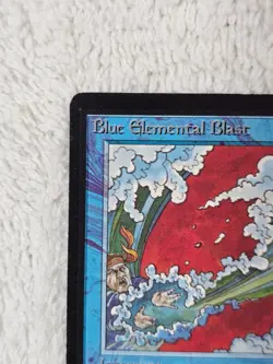 MTG Beta Blue Elemental Blast LP 1993 Old School Magic Vintage Richard Thomas - Image 2