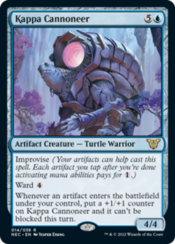 Kappa Cannoneer NM, English MTG Kamigawa: Neon Dynasty - Image 1