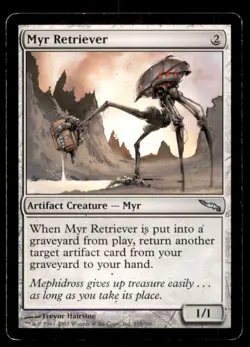MTG Myr Retriever LP Light Play Mirrodin [3771] - Image 1