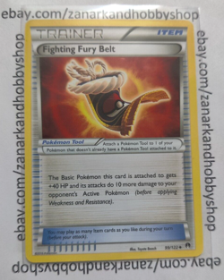 Pokemon Fighting Fury Belt 99/122 BREAKPoint NM - Image 1