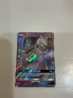 Mewtwo GX 31/68 Hidden Fates Holo Pokemon Card NM - Image 1