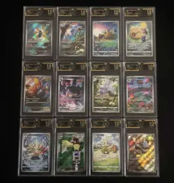 12 Lot OCD 10 Pokemon TCG Chinese Card AR Art Rare CHR banette lunatone FI38 - Image 1