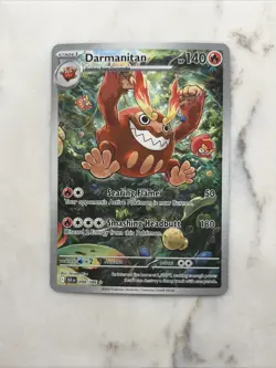 Pokemon Darmanitan Sv: Black Bolt 098/086 Illustration Rare English - Image 1