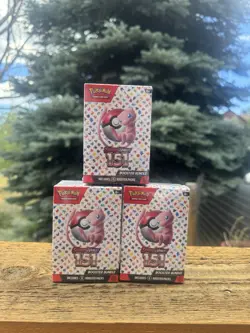Pokemon TCG Scarlet and Violet 151 Booster Bundle Sealed Set of 3 - Image 1