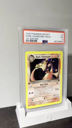Pokemon Dark Charizard PSA Graded 5 Card 4/82 - Image 2