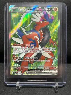 Koraidon ex 231/198 Full Art Ultra Rare Holo Pokemon 2023 Scarlet & Violet NM - Image 1
