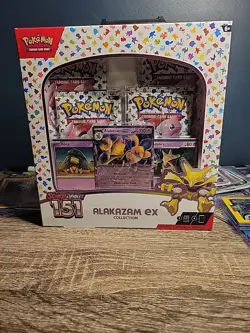 Pokemon TCG: Scarlet & Violet 151 Alakazam ex Collection Booster Box 820650855269 - Image 1