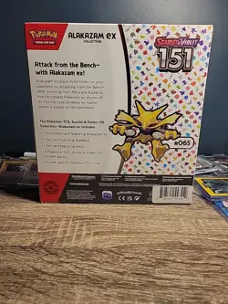Pokemon TCG: Scarlet & Violet 151 Alakazam ex Collection Booster Box 820650855269 - Image 2