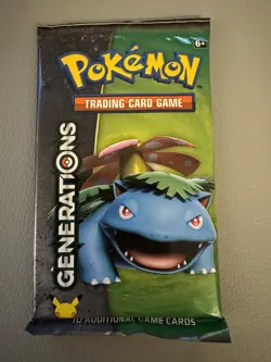 Pokemon Generations Booster Pack Art Set (4 Packs) Sealed New - Image 5