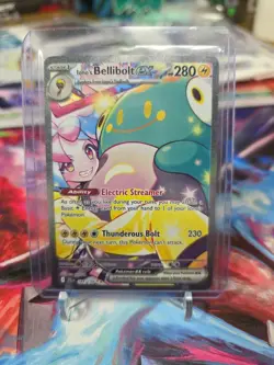 Pokemon Iono's Bellibolt ex Illustration Rare Holo Journey Together 183/159 - Image 1