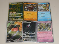 2024 Pokemon TCG Scarlet & Violet Paldean Fates Lot of 6 Palafin Koraidon ex - Image 1