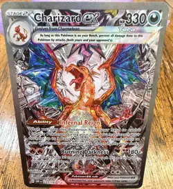 Pokemon TCG Charizard EX Holo Obsidian Flames Sir 223/197 - Image 1