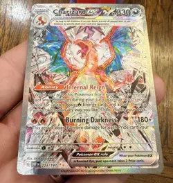 Pokemon TCG Charizard EX Holo Obsidian Flames Sir 223/197 - Image 4