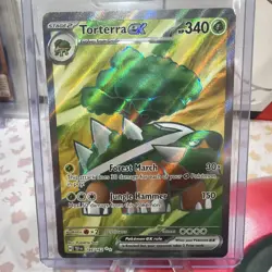Pokemon TCG Torterra ex 185/162 Temporal Forces Full Art Holo Rare NM - Image 1