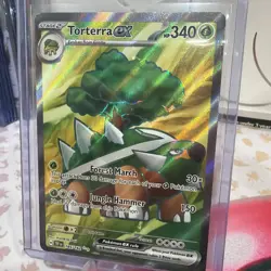 Pokemon TCG Torterra ex 185/162 Temporal Forces Full Art Holo Rare NM - Image 2