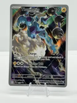 Pokemon TCG Thundurus SVP Black Star Promo 209 Holo Basic 120 HP Disaster Volt - Image 1