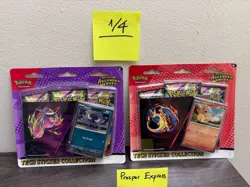 Set of 2-Pokemon TCG Ascended Heroes Tech Sticker Collection Charmander + Gastly - Image 1