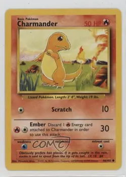 Charmander Pokemon Base Set #46 1999 - Image 1