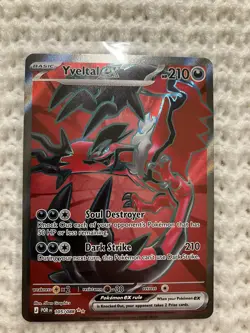 Pokemon TCG Perfect Order English Yveltal EX 105/088 Ultra Rare Full Art NM - Image 1