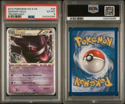 Gengar Prime Holo PSA 6 Ultra Rare 94/102 Heart Gold & Soul Silver Triumphant NM - Image 2