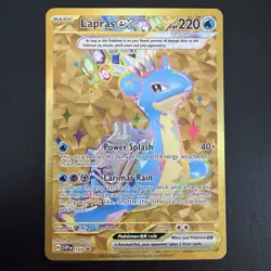 Pokemon TCG - Lapras EX 164 SV Promo - Black Star Promo Holo - NM - Image 3