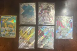 Pokemon TCG Shiny Full Arts Lot Of 6 - Image 1