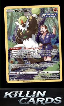 Passimian TG08/TG30 Pokemon Ultra Rare SWSH12: Silver Tempest Trainer Gallery Ca - Image 1