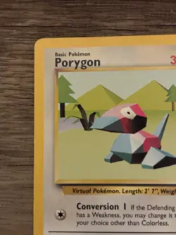 Pokemon TCG Porygon Base Set 39/102 Uncommon Regular 30 HP English 1999 - Image 3