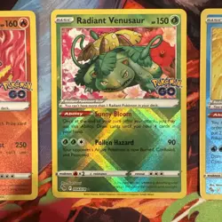 Radiant Charizard, Radiant Blastoise, Radiant Venusaur Trio Pokemon - Near Mint - Image 3