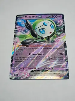 Meloetta ex 044/086 Double Rare Black Bolt Pokemon Holo NM/M - Image 1