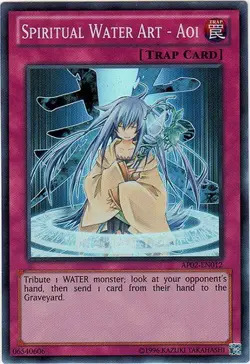 Yugioh! MP Spiritual Water Art - Aoi - AP02-EN012 - Super Rare - Unlimited Moder - Image 1