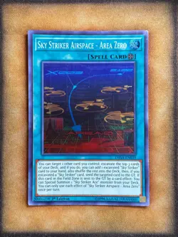 Yugioh Sky Striker Airspace - Area Zero DASA-EN039 Super Rare 1st Ed LP - Image 1